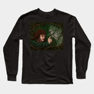 The Secret Garden - digital painting Long Sleeve T-Shirt